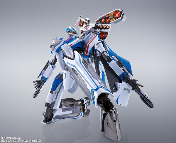 DX超合金 劇場版マクロスΔ 絶対LIVE!!!!!! 劇場版VF-31Jジークフリード (ハヤテ・インメルマン機）フォールドプロジェクションユニット装備 約260mm 4573102610904